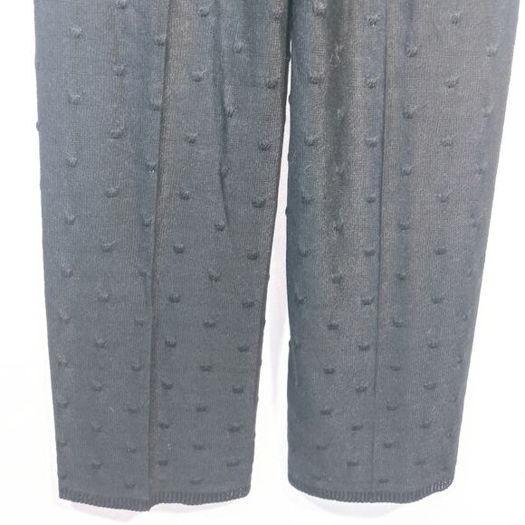 Roni Rabl Bis Black Knit Pants Swiss Dot Pattern Size S - Picture 7 of 10